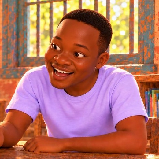 Portrait of Saul, who helps learners with counting games and practical skills.